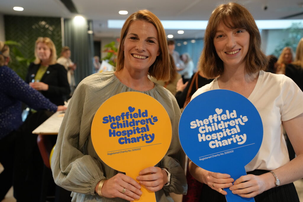 Harriet Clark and Charlotte Wilson from Sheffield Children's Hospital Charity welcomed businesses from across the region to the event