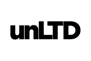 A black text logo for unLTD Business. unLTD is written in large black lettering against a white background.